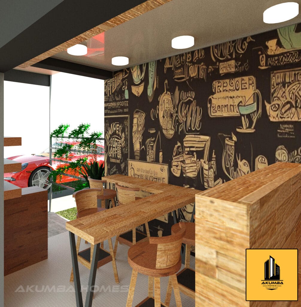 INTERIOR VIEW OF THE TEA SHOP
